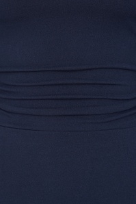 Vintage Chic for Topvintage - Topvintage exclusive ~ Davina maxi jurk in navy 2
