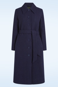 King Louie - Arabella Kennedy mantel in avondblauw 2