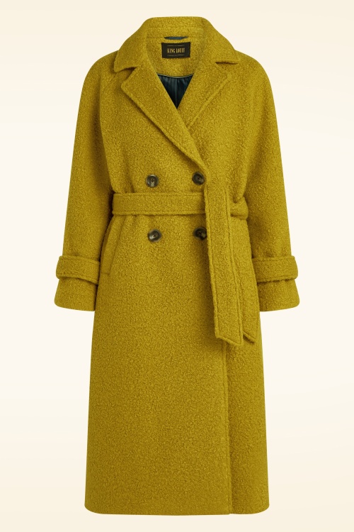 King Louie - Maura Chop Sui mantel in currygeel