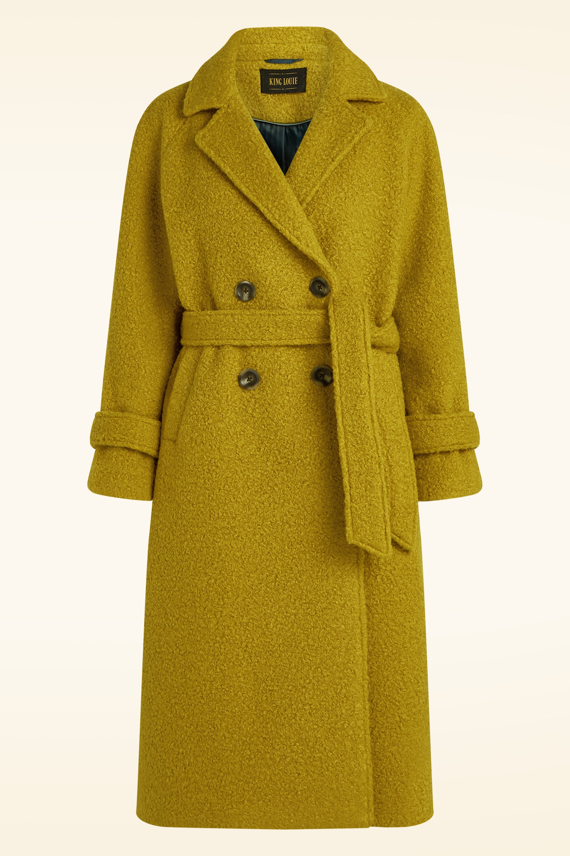 King Louie - Maura Chop Sui mantel in currygeel