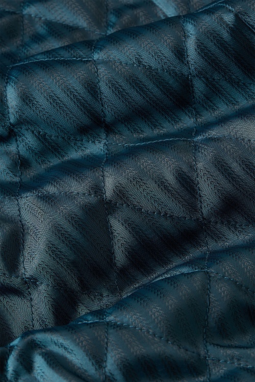 King Louie - Billie Shine Baseball jacket in navy en bordeauxrood 4