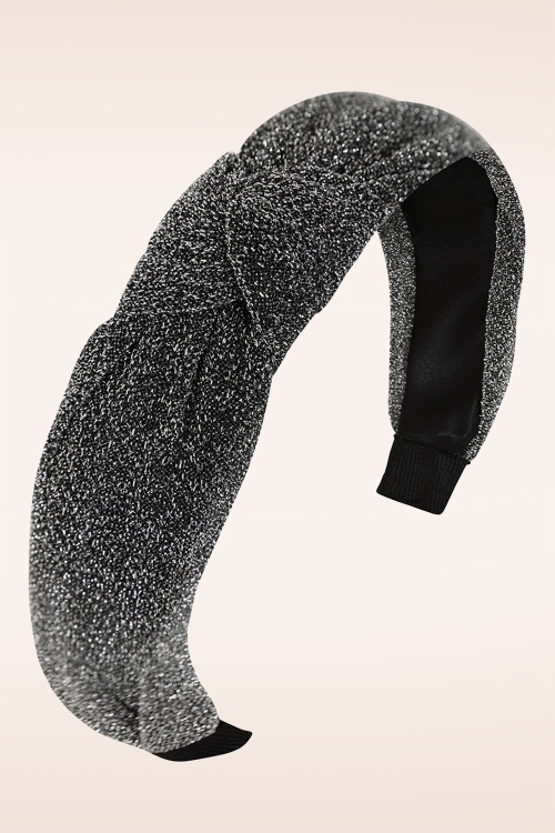 Banned Retro -  Corinne hoofdband in zilver