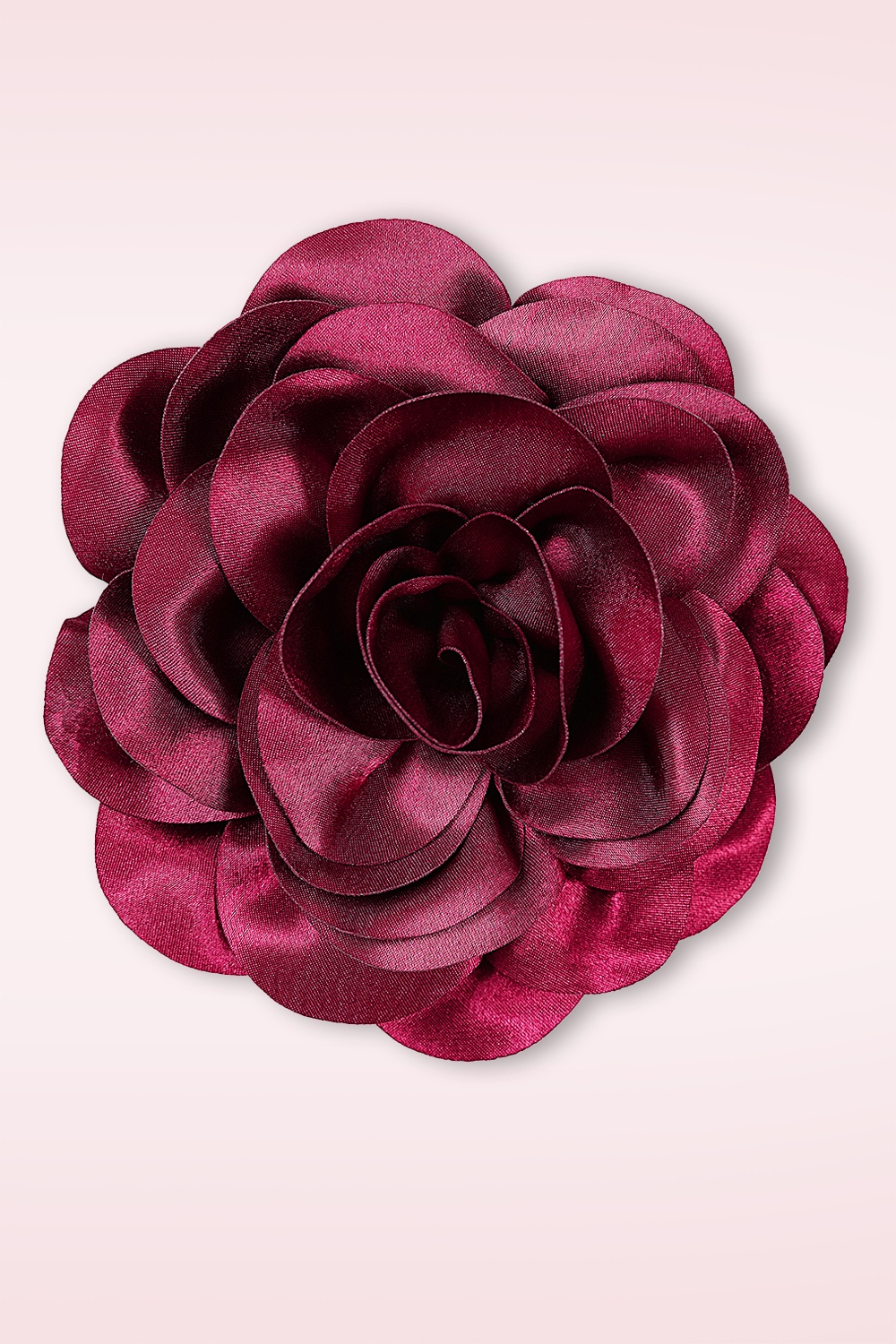 Banned Retro - Romantic Bloom broche in bordeauxrood