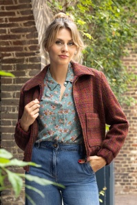 Banned Retro - Polly Polkadot swing rok in zwart en wit