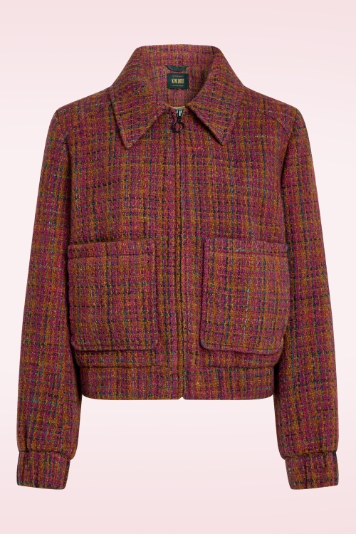 King Louie - Isla Pisaro jasje in wild fuchsia 2