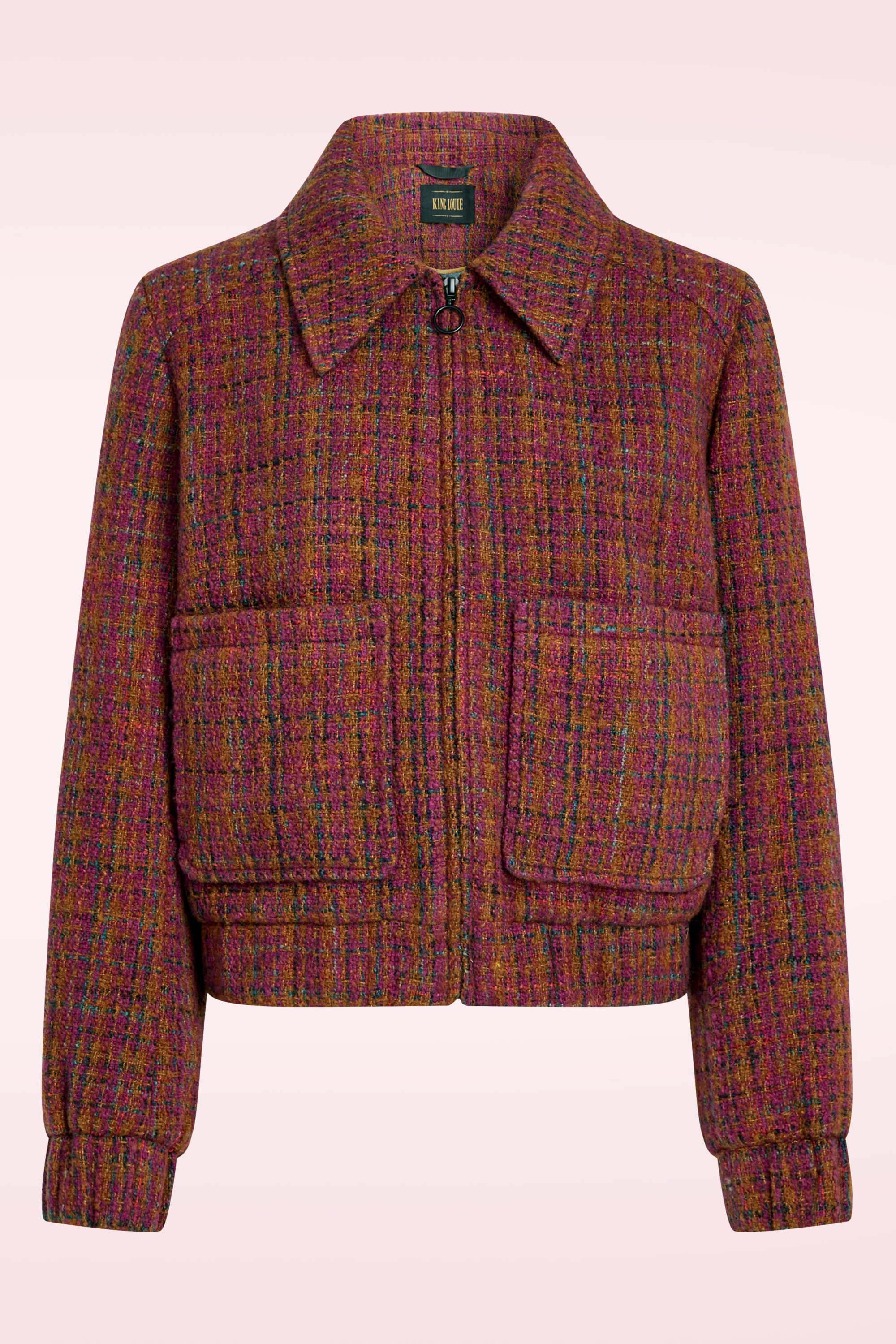 King Louie - Isla Pisaro jasje in wild fuchsia 2