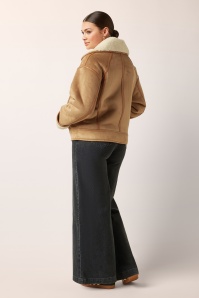 King Louie - Monia Lammy jas in naturel  8