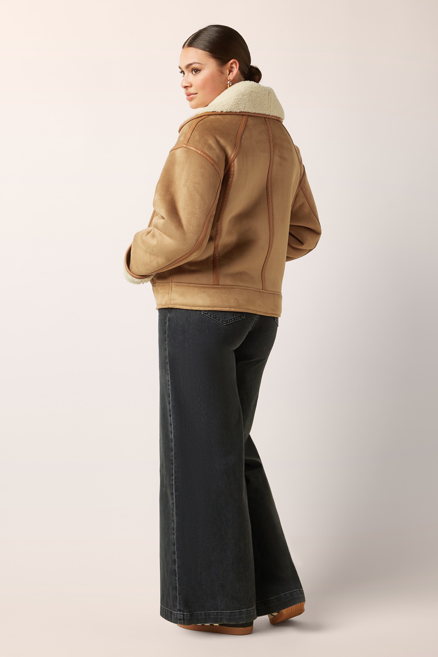 King Louie - Monia Lammy jas in naturel  8