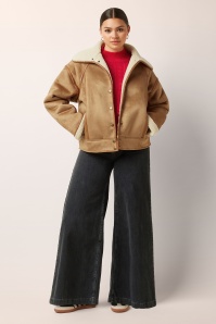 King Louie - Monia Lammy jas in naturel 