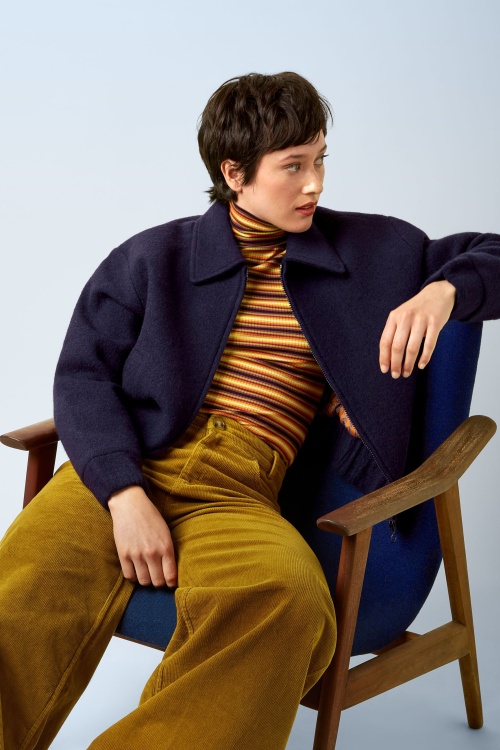 King Louie - Fay Kennedy jasje in avondblauw