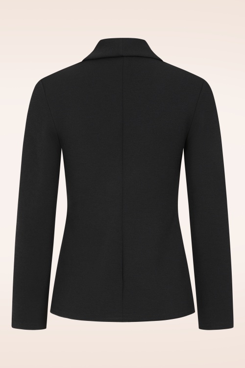 Vintage Chic for Topvintage - Topvintage exclusive ~ Jocelynn blazer in zwart 3
