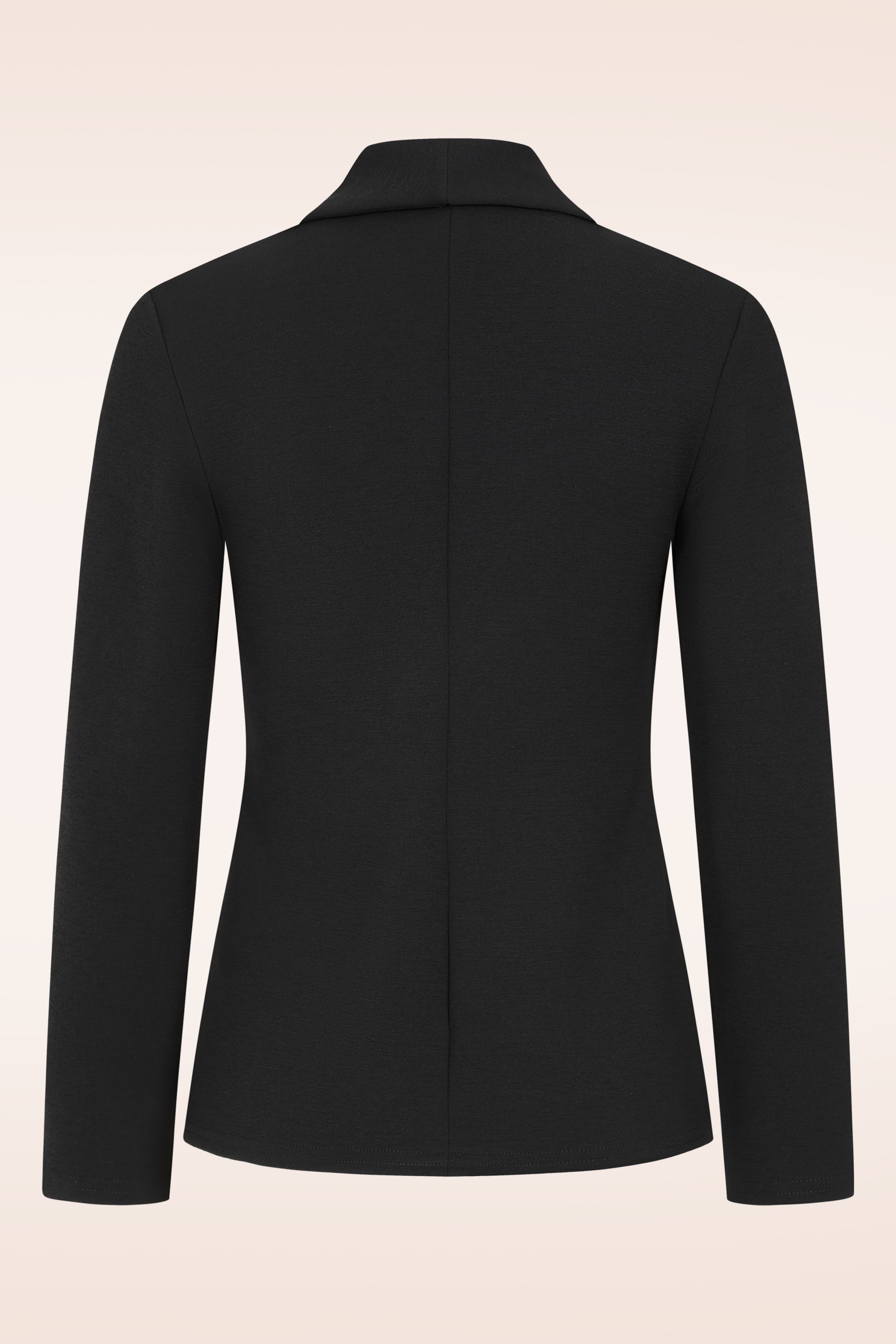 Vintage Chic for Topvintage - Topvintage exclusive ~ Jocelynn blazer in zwart 3