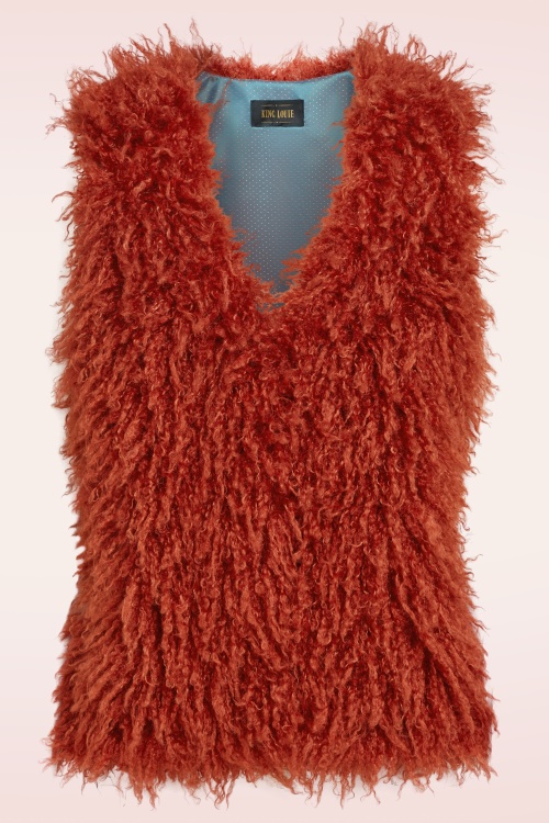 King Louie - Cilla Empire gilet in Rio rood 2