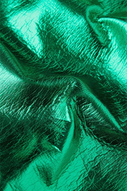 King Louie - Olivia Dainty Shine rok in ultra groen 3