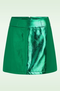 King Louie - Olivia Dainty Shine rok in ultra groen