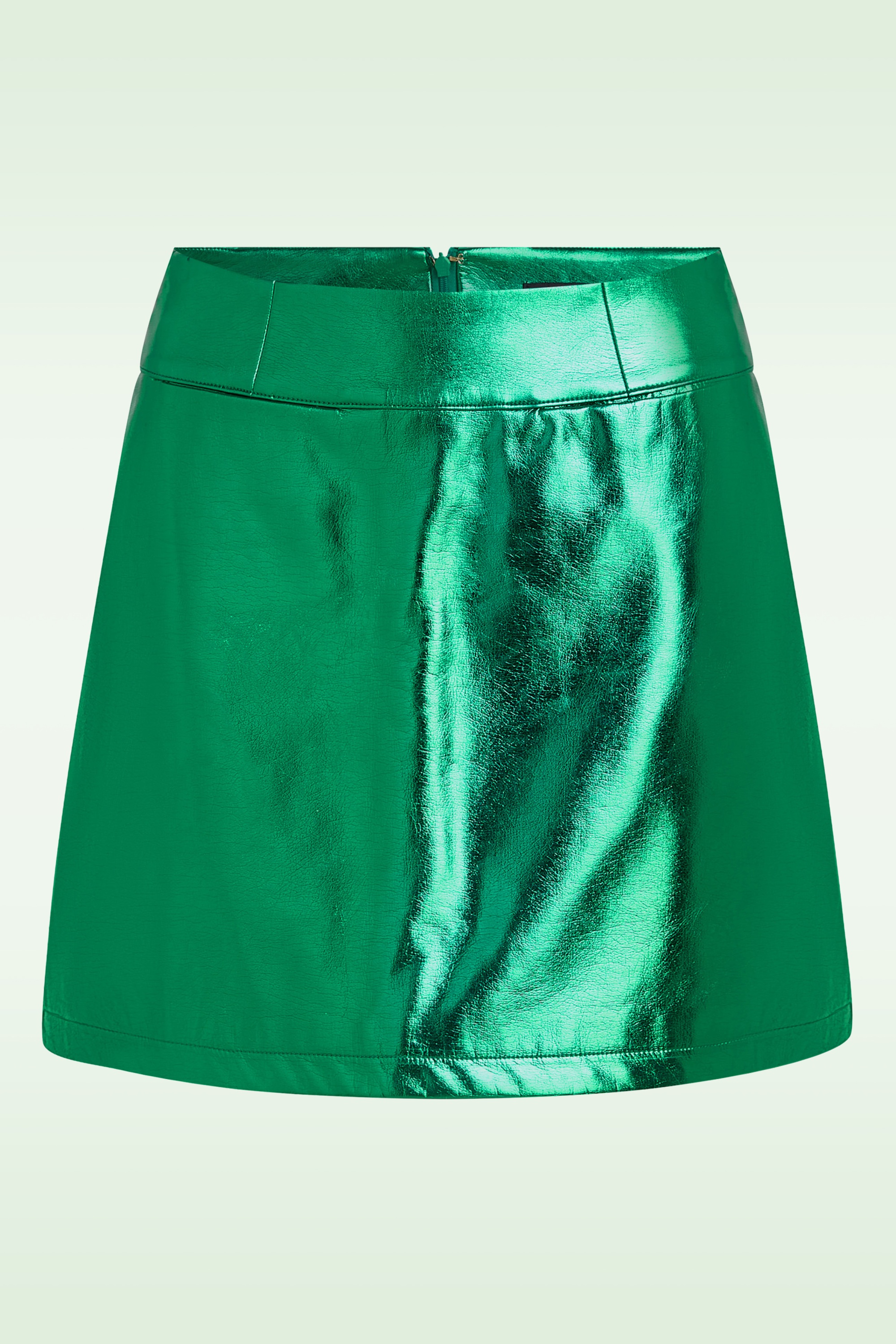 King Louie - Olivia Dainty Shine rok in ultra groen