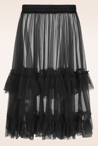 Banned Retro - Mia petticoat in zwart 4
