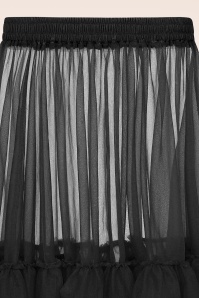 Banned Retro - Mia petticoat in zwart 3