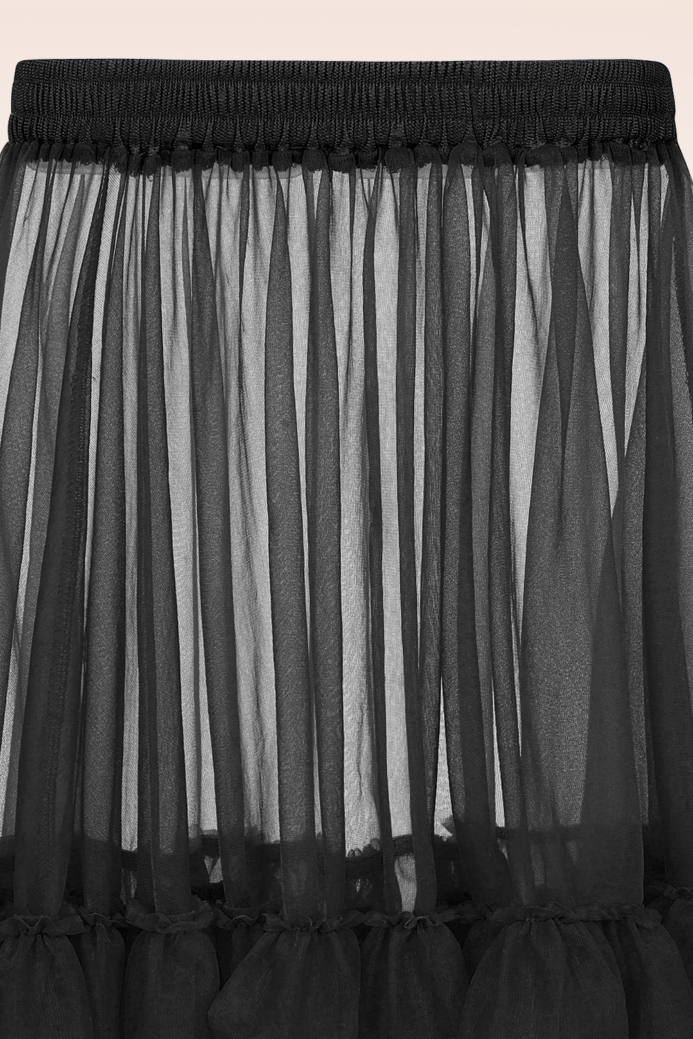 Banned Retro - Mia petticoat in zwart 3