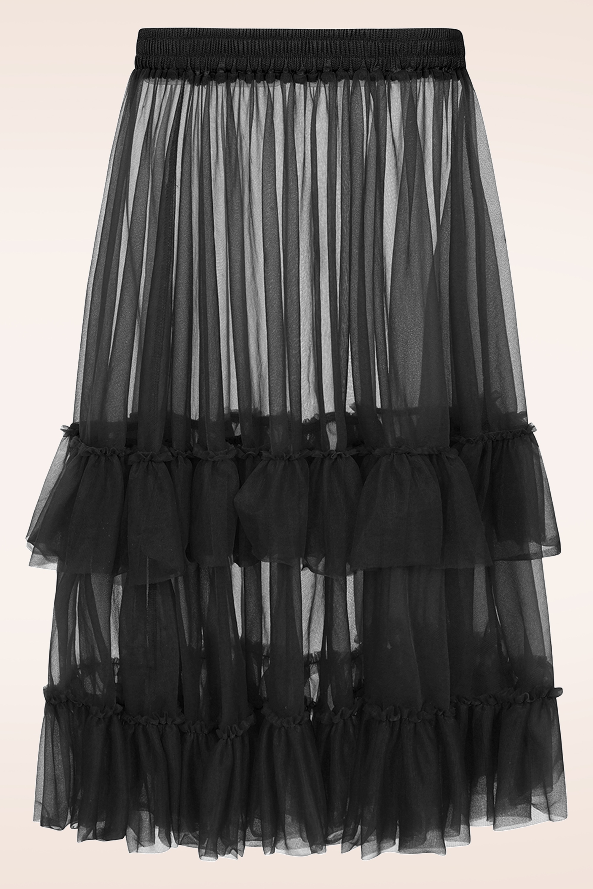 Banned Retro - Mia petticoat in zwart