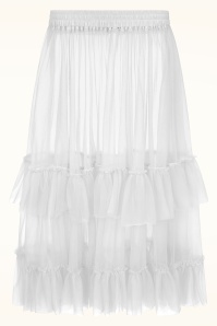 Banned Retro - Mia petticoat in wit 3