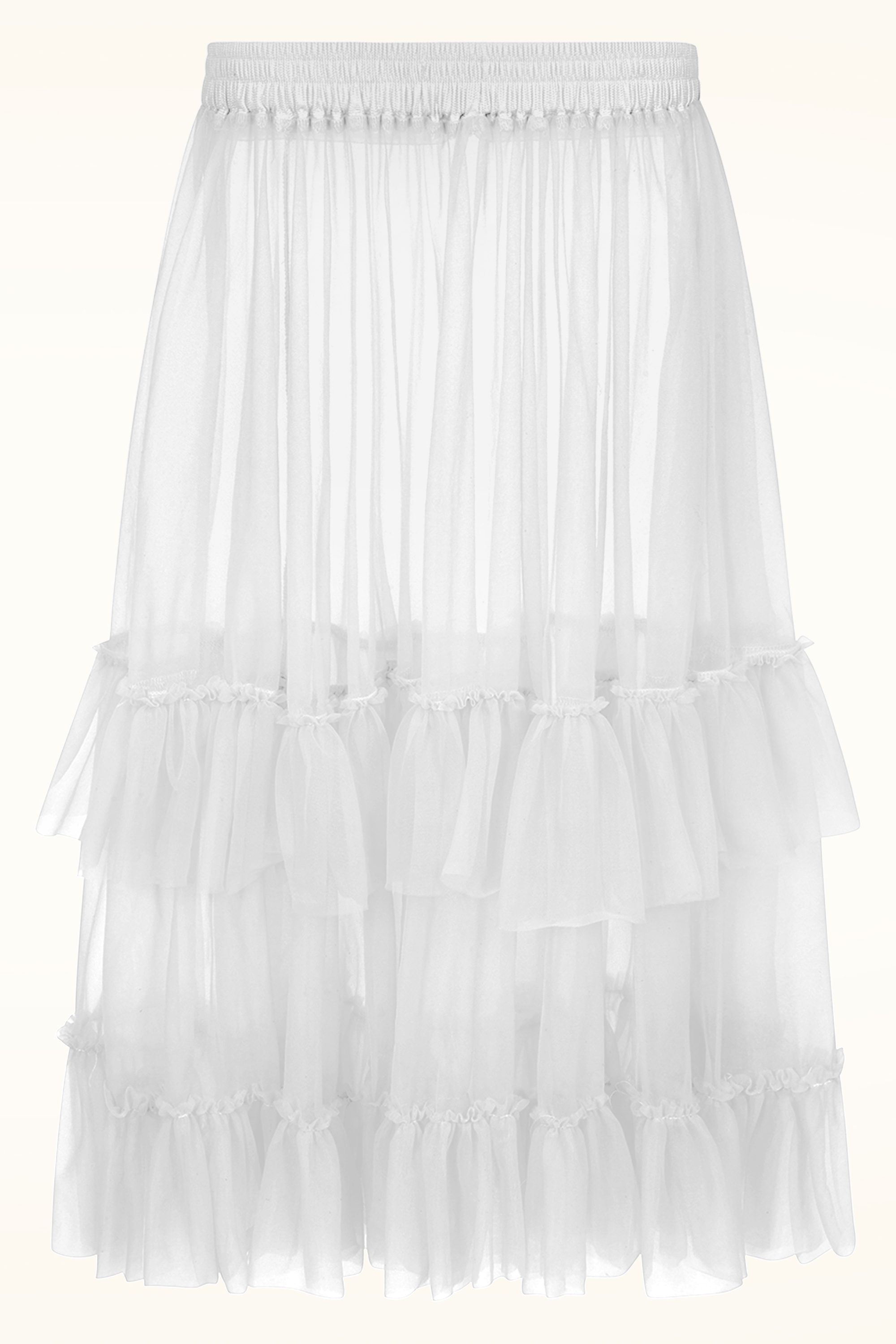 Banned Retro - Mia petticoat in wit 3