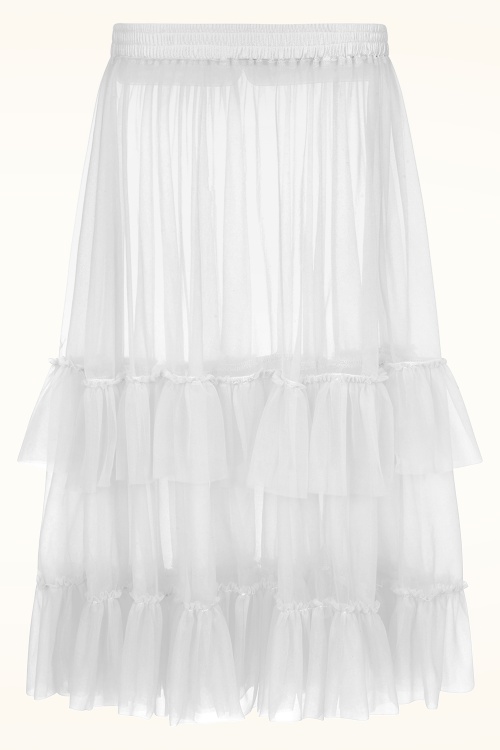 Banned Retro - Mia petticoat in wit