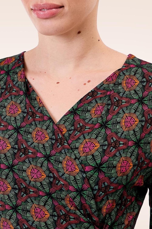 Princesse Nomade  - Sine Afric jurk in multi 4