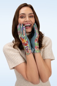 Powder - Kylie handschoenen in blauw 2