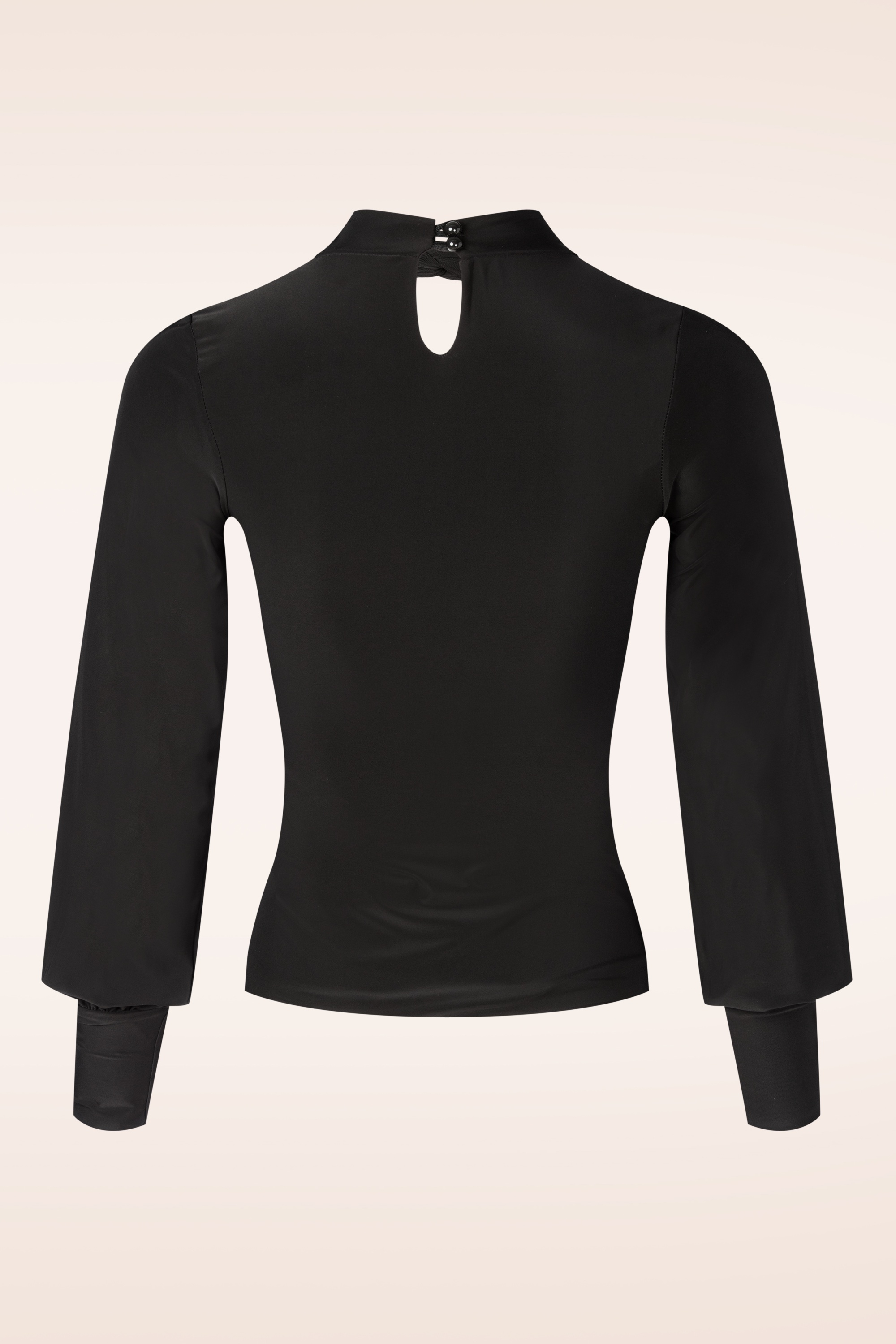 Vintage Chic for Topvintage - Topvintage exclusive ~ Ophelia slinky top in zwart 3