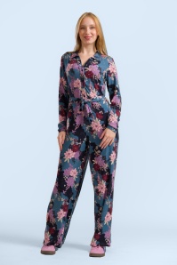 LaLamour - Bella jumpsuit in Oriental Bird 2