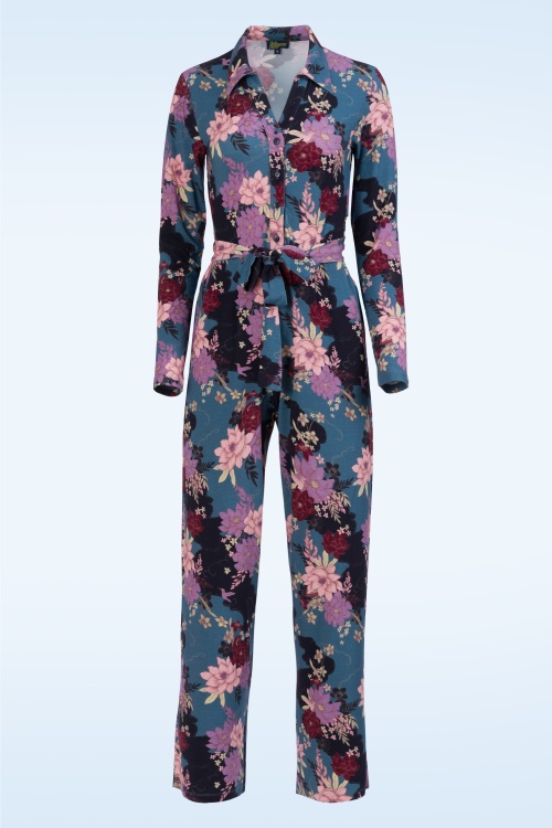 LaLamour - Bella jumpsuit in Oriental Bird