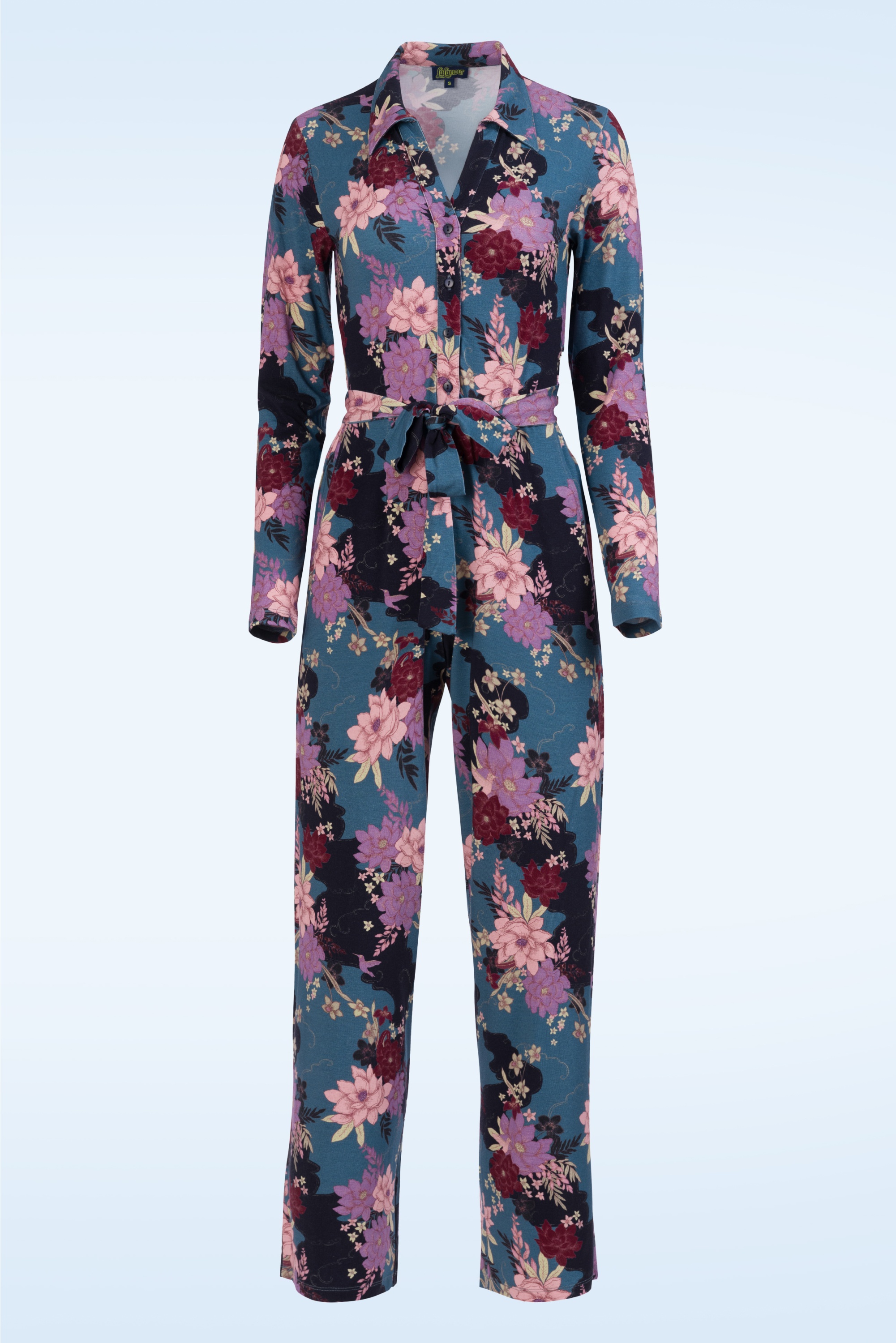 LaLamour - Bella jumpsuit in Oriental Bird