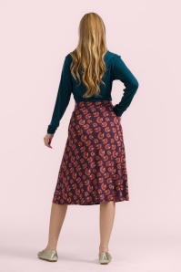 LaLamour - Holly Bird of Paradise rok in bordeaux 3