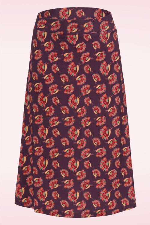 LaLamour - Holly Bird of Paradise rok in bordeaux