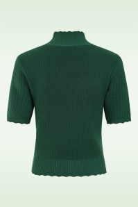 Banned Retro - Hallie gebreide trui in groen 4