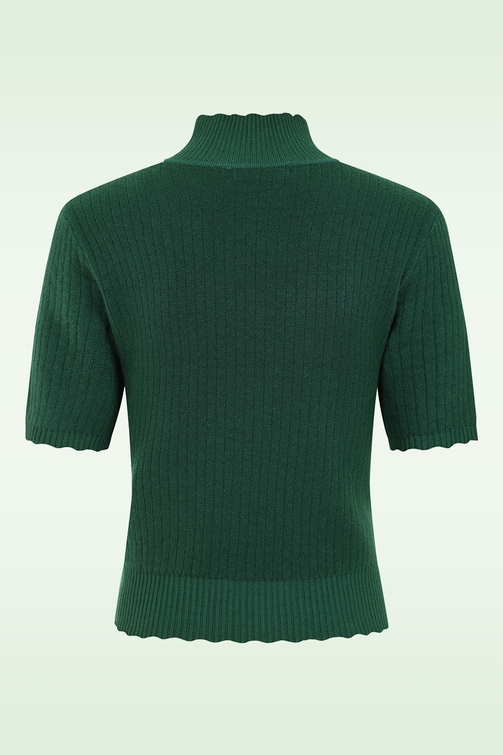 Banned Retro - Hallie gebreide trui in groen 4