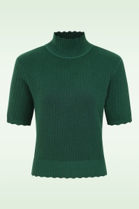Banned Retro - Hallie gebreide trui in groen
