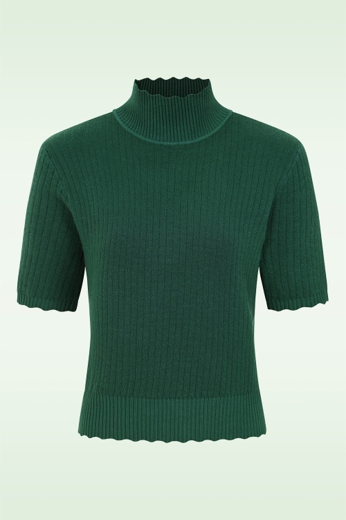 Banned Retro - Hallie gebreide trui in groen