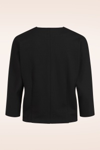 Banned Retro - Elsie jersey top in zwart 4