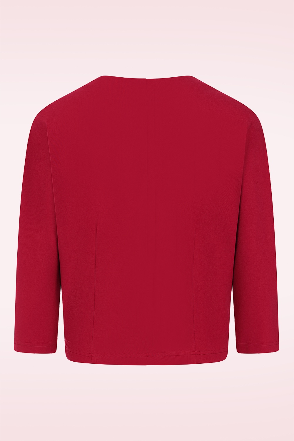 Banned Retro - Elsie jersey top in bordeauxrood  4