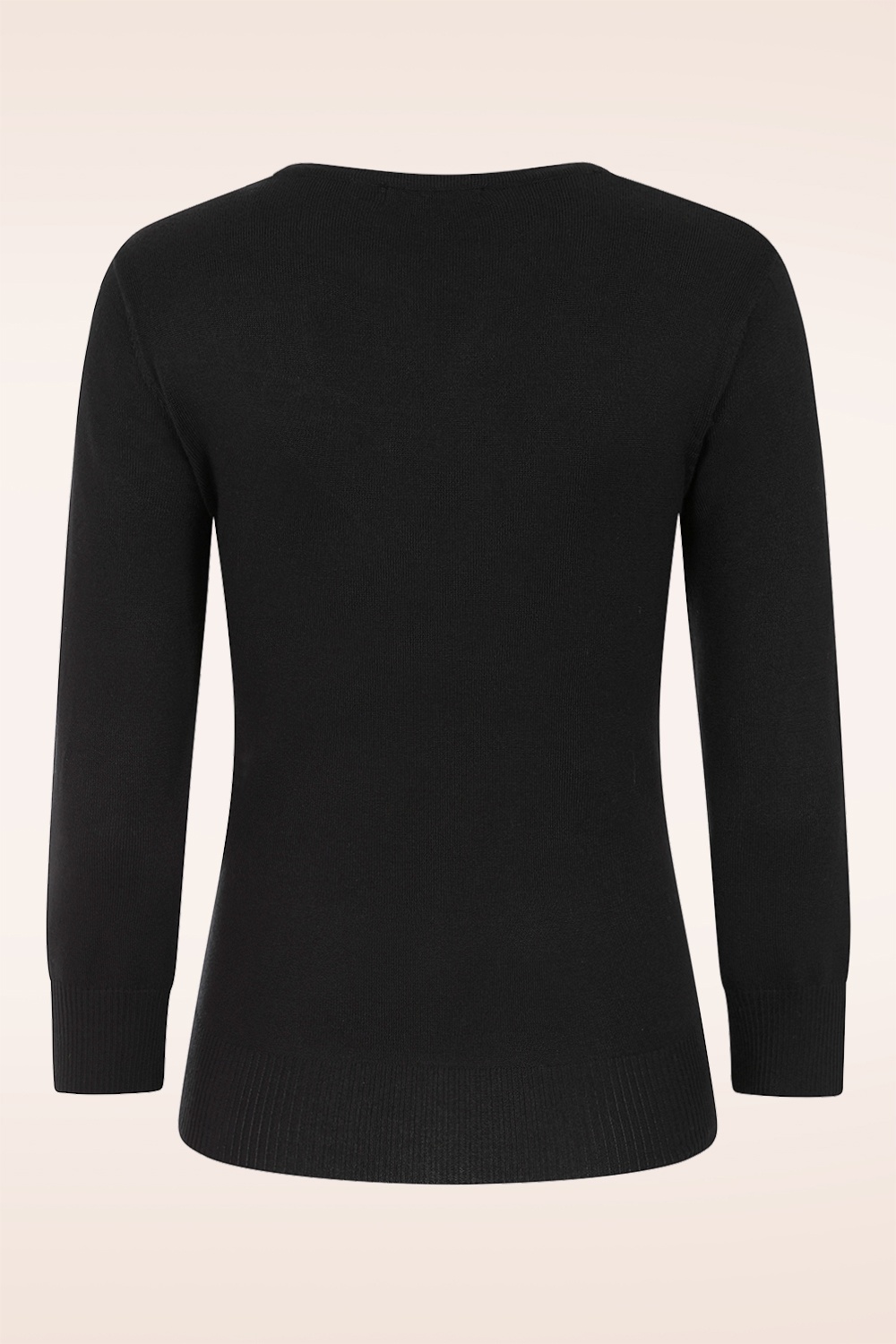 Banned Retro - Mystic Nights gebreide trui in zwart 4