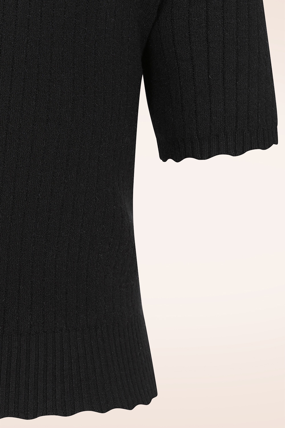 Banned Retro - Hallie gebreide trui in zwart  2