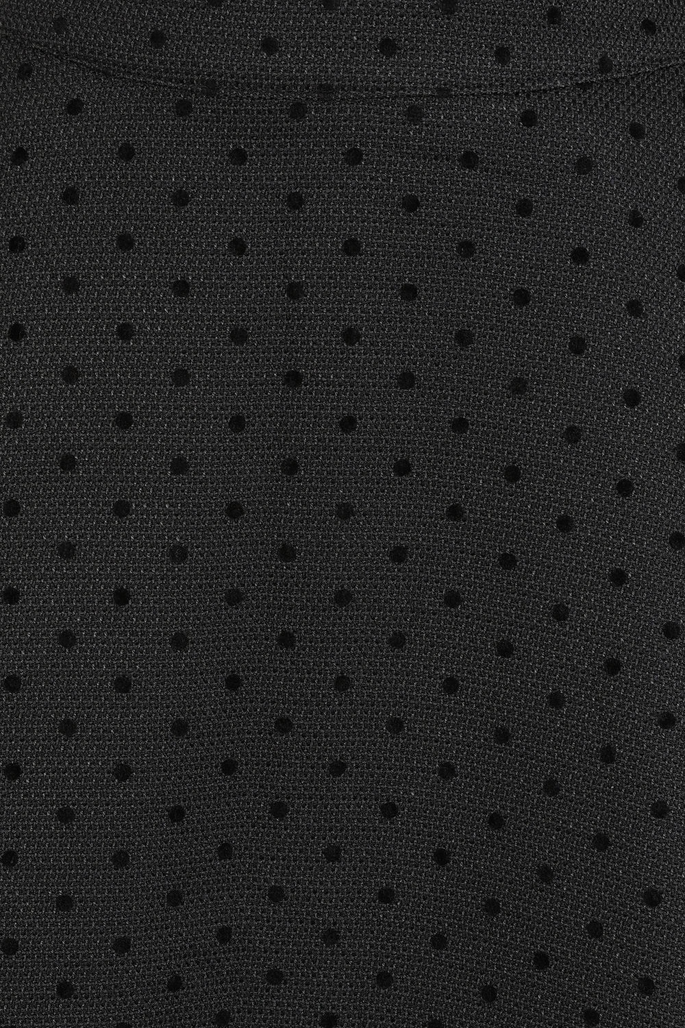 Banned Retro - Polly Polkadot swing rok in zwart 2