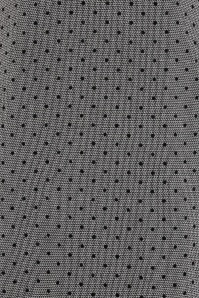 Banned Retro - Polly Polkadot swing rok in zwart en wit 2