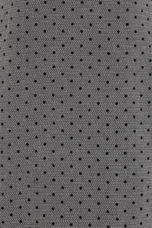 Banned Retro - Polly Polkadot swing rok in zwart en wit 2