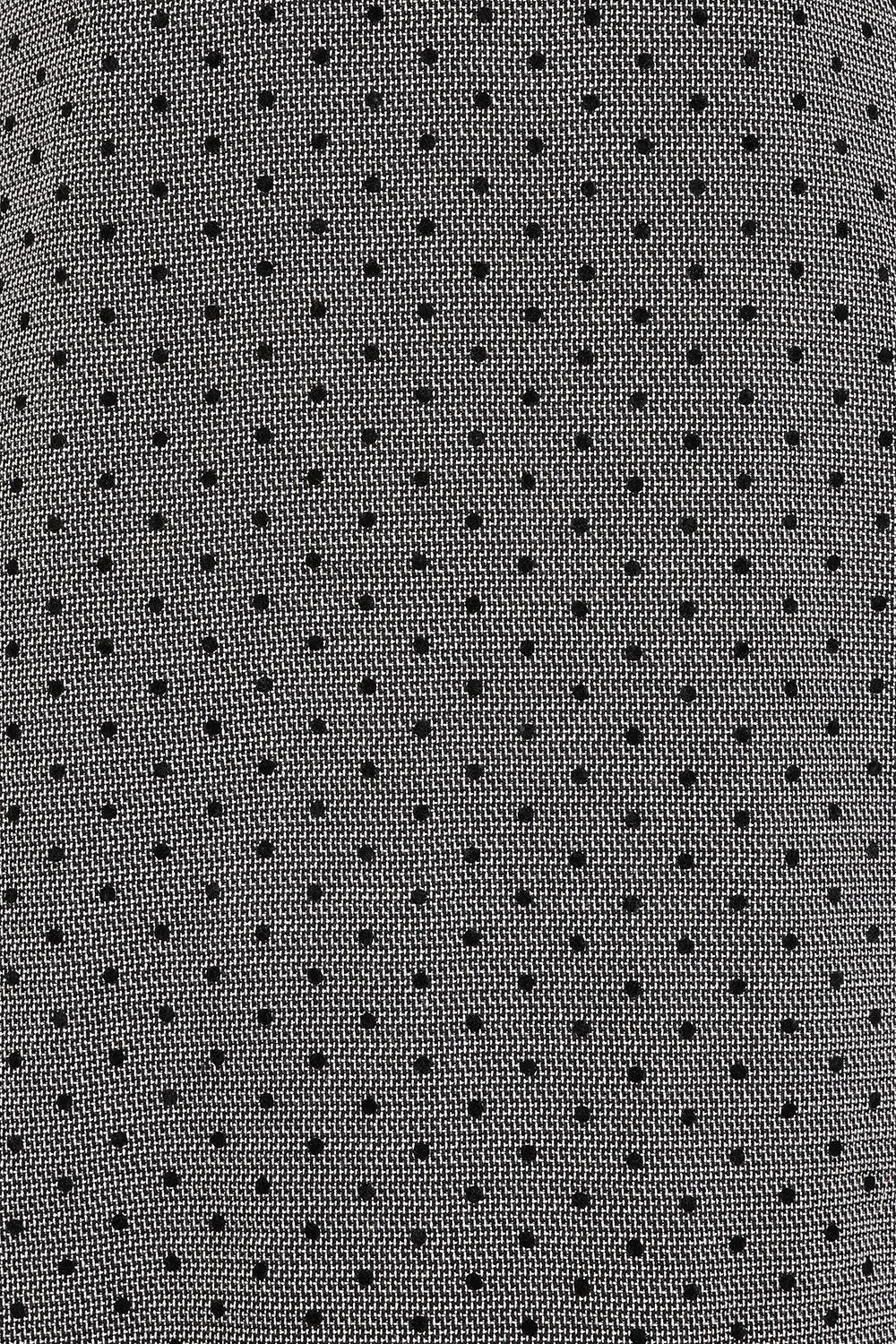 Banned Retro - Polly Polkadot swing rok in zwart en wit 2