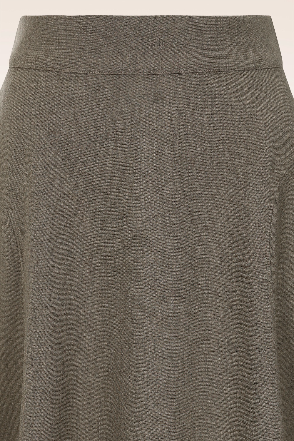 Banned Retro - Elenora swing rok in bruin 2