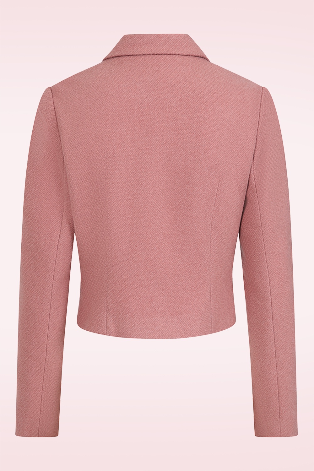 Banned Retro - Jacky cropped jasje in poederroze 4