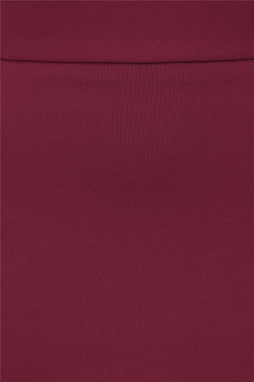 Very Cherry - Klassieke pencil rok in bordeauxrood 2